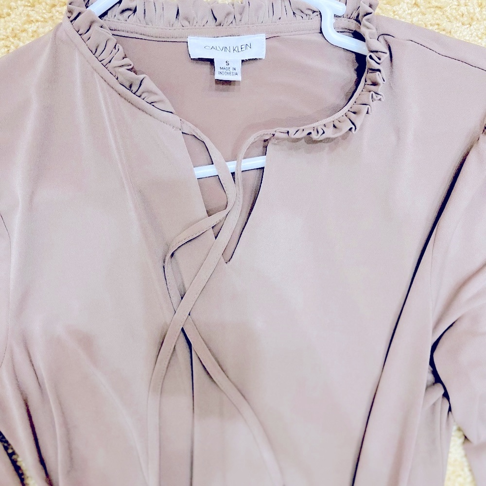 Calvin Klein Dress Shirt Mauve NWOT